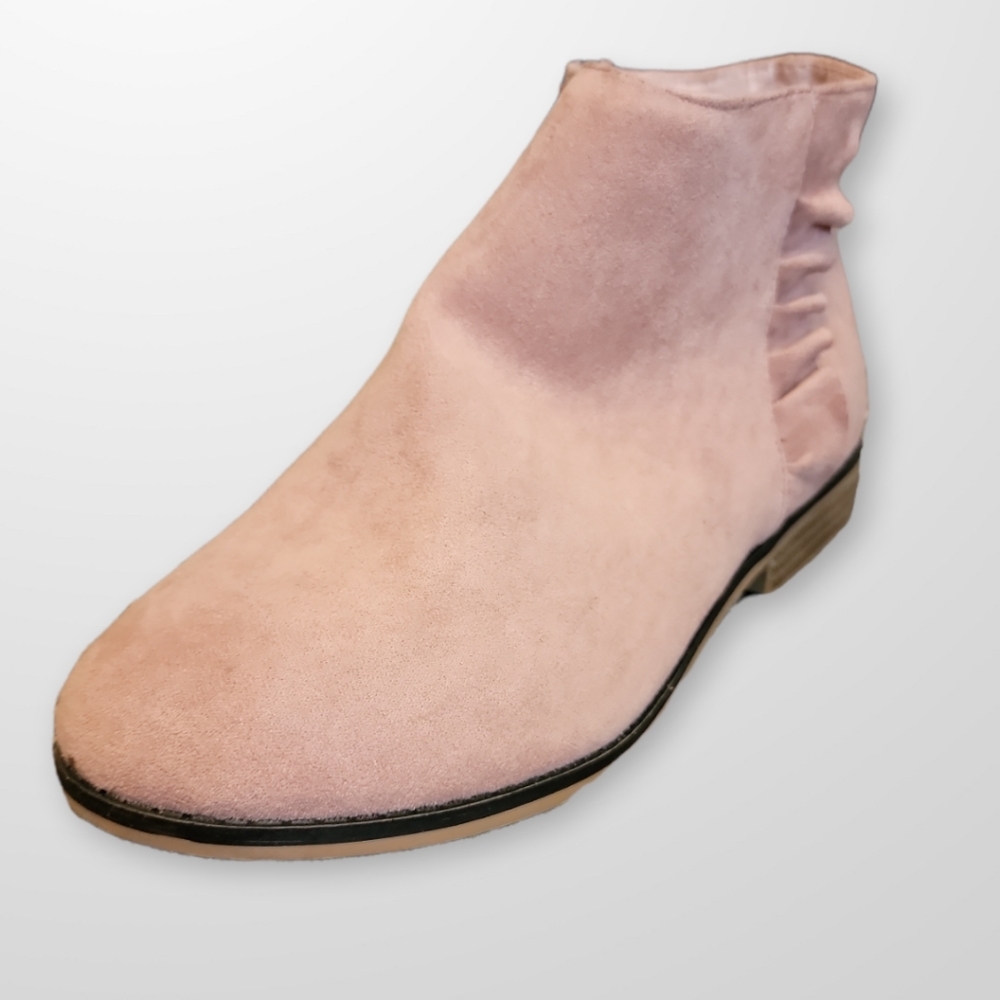 Cat & Jack Girls Euna Pink Ankle Boot, 4